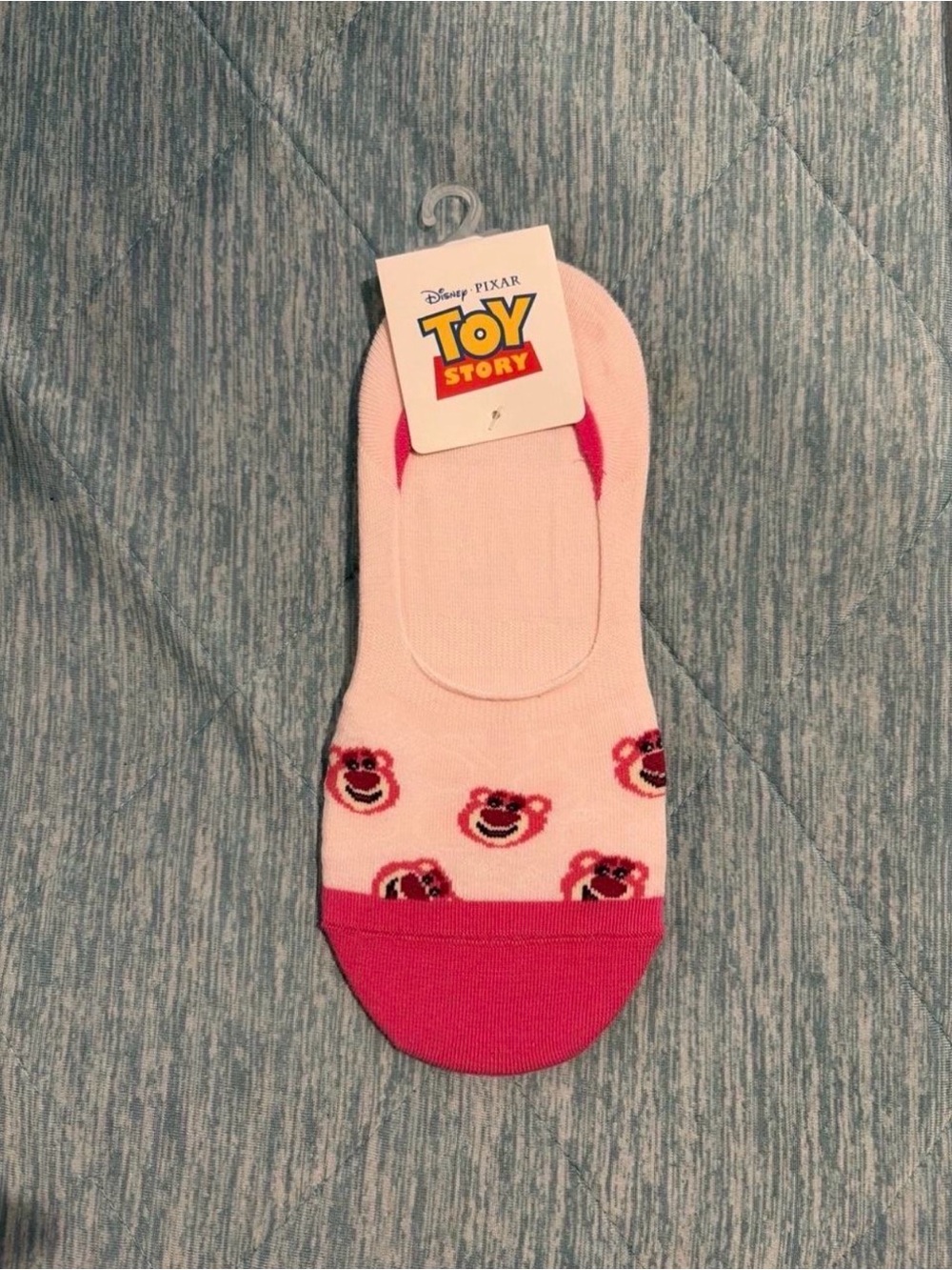 Miniso Toy Story Lotso Pink Ankle Socks